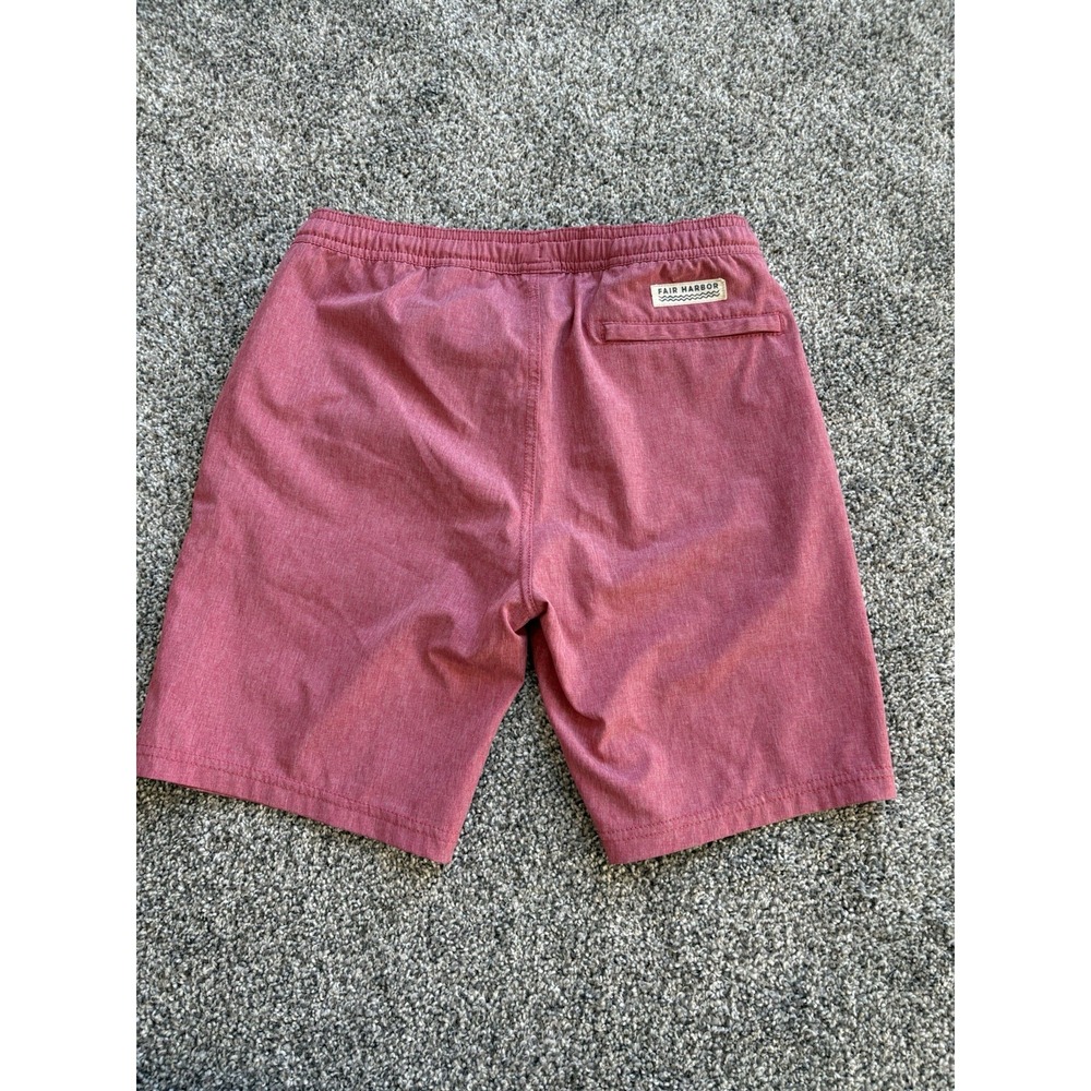 Fair Harbor Pink Midway Shorts Elastic‎ Waist Drawstring Stretch Men's Size XL